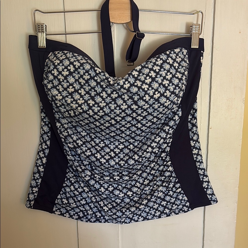 Lands End Floral Halter Women's Tankini